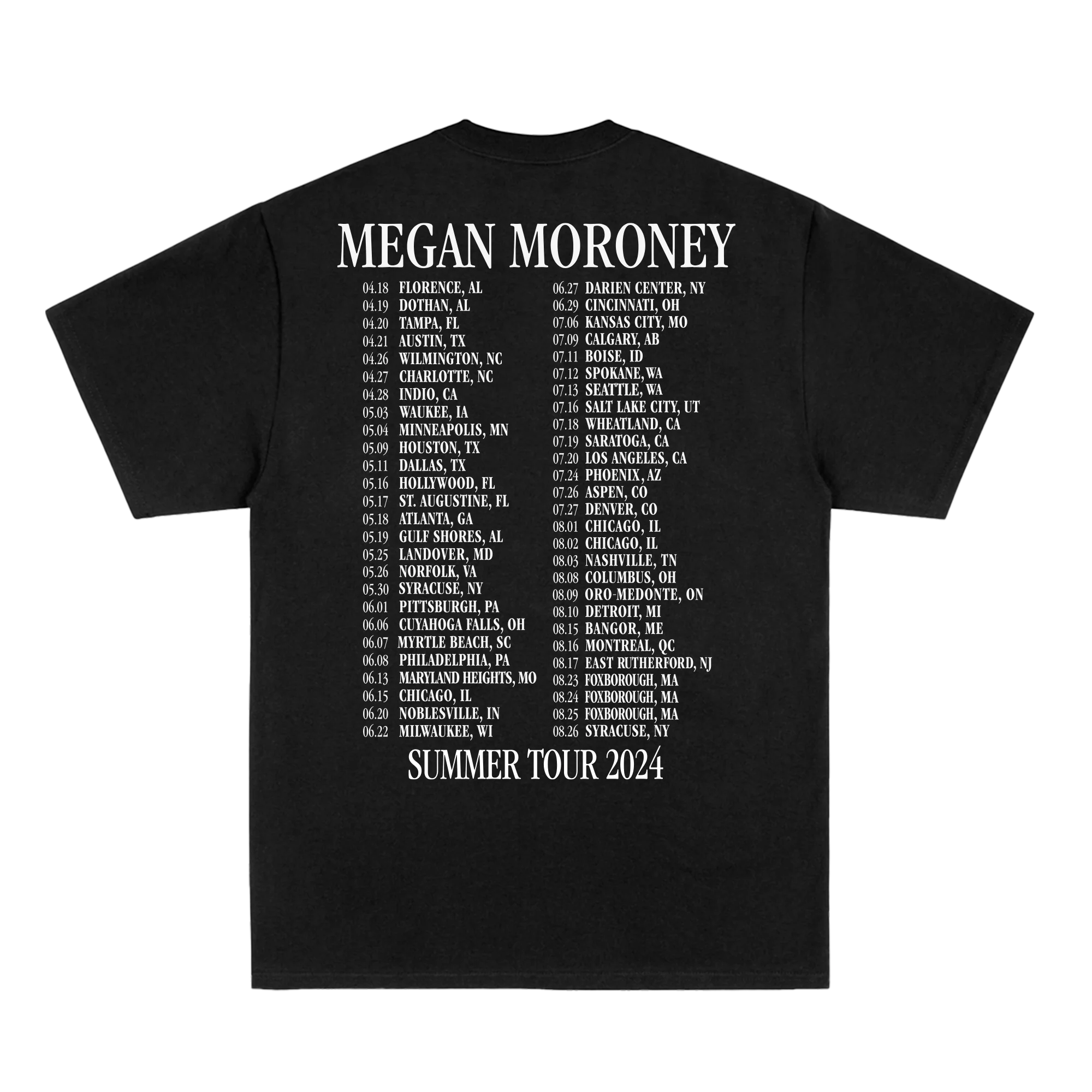 Am I Okay? Summer Tour Dates tee - Image 2